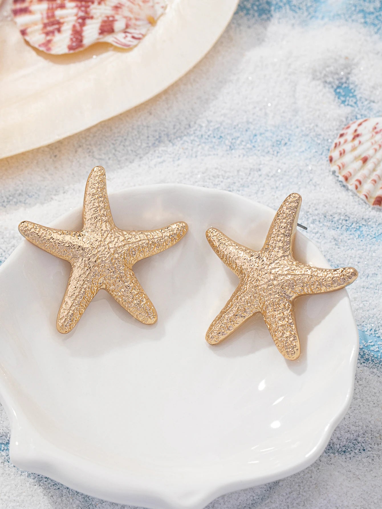 Grande Starfish Earrings