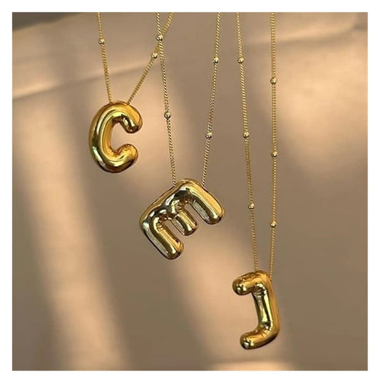 Bubble Letter Personalised Pendant